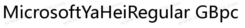 MicrosoftYaHeiRegular GBpc EUC H字体转换